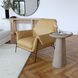 Ambroise Brown Leather Club Chair