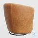 Sienna Vintage Caramel Leather Swivel Club Chair