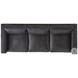 Noel Gray Leather 101" Sofa