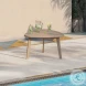 Radius Natural Outdoor Patio Triangle End Table
