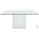 Arctic Clear 60" Square Dining Table