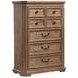 Adler Court Florentine Walnut 5 Drawer Chest