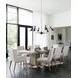 Linea Beige And Cerused Greige Upholstered Side Chair Set of 2