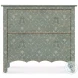 Newport Antiique Green 2 Drawer Accent Chest