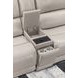 Easton Steamboat Quartz Leather 7 Piece Modular Zero Gravity Power Reclining Sectional with USB Charging