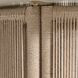 Trellis Brown and Beige 54" Round Outdoor Dining Table