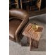 Mosaic Natural Red and Brown Square Stone Top Denys Spot Table