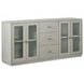 Zest Cream 4 Glass Door Sideboard