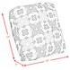 Frida Gray and White Outdoor Accent Pillow Set of 2