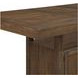 Garland Brown 80" Extendable Rectangular Counter Height Table with Storage