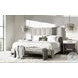 Foundations Linen and Light Shale Queen Upholstered Panel Bed
