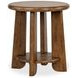 Tanner Tawny Brown Round End Table