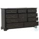 Hickory Creek Brown Velvet 10 Drawer Dresser
