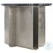 Tegan Black Forest Marble And Shiny Nickel Side Table