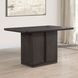 Oakley Black 60" Rectangular Counter Height Table with Storage