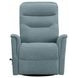 Gemini Snazzy Blue Manual Swivel Glider Recliner