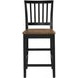 Joplin Black and Brown Counter Height Chair Set of 2