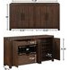 Auburn Dark Brown 4 Door Server