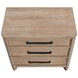 Breckenridge Medium Brown 3 Drawer Nightstand with USB Charging and LED