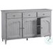 Norellan Light Gray 3 Door Credenza