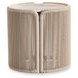 Trellis Brown and Beige Oval Outdoor Occasional Table Set
