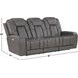 Daniel Gray 87" Triple Power Reclining Sofa with USB Charging