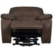 Brookings Brown Power Lift Recliner with Heat and Massage