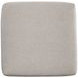 Vista Gray Square Ottoman