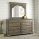 Highland Brown 8 Drawer Dresser and Mirror