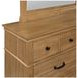 Sunstone Honey Brown 6 Drawer Dresser and Rectangular Mirror