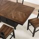 Bermuda Black Extendable Rectangular Counter Height Dining Table
