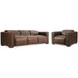 Billings Brown Leather Power Reclining Living Room Set