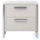 Stratum Mist And Polished Nickel Nightstand