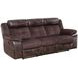 Pueblo Brown 91" Manual Reclining Sofa