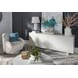 Rothko Uph Porcelain Upholstered Swivel Accent Chair