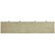 Santa Barbara Sandstone And Vintage Nickel Metal Console Table