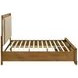 Talcott Beige and Brown King Upholstered Storage Platform Bed with LED