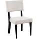 Colvin Black and White Side Chair Set of 2