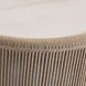 Trellis Brown and Beige Oval Outdoor Cocktail Table