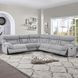 Park City Gray 5 Piece Power Reclining Sectional
