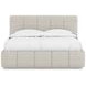 Ashlar White Upholstered Panel Bedroom Set