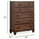 Sugar Mill Spiced Rum 5 Drawer Chest