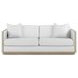 Cassat Channeled White Living Room Set