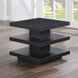 Canyon Black Square End Table
