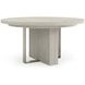 Tempo Beige 80" Round Extendable Dining Table