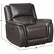 Alexandria Chocolate Power Recliner with USB Charging
