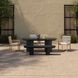 Rocca Black Outdoor Dining Bench