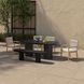 Rocca Black Outdoor Dining Bench