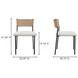 Foley White Performance Fabric Upholstered Dining Chair Set of 2