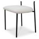 Foley White Performance Fabric Upholstered Dining Chair Set of 2